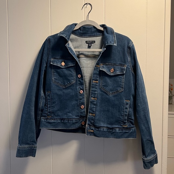 J. Crew Jackets & Blazers - J.Crew dark wash cropped jean jacket small